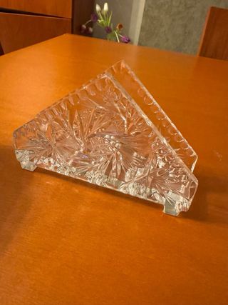 Portatovaglioli in cristallo decorato