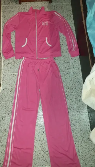 Conjunto deportivo rosa mujer Talla L