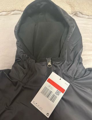 Chaqueta Nike Niño Negra con Capucha