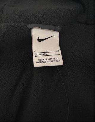 Chaqueta Nike Niño Negra con Capucha
