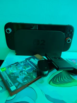 Nintendo Switch 2 con Pokémon leyendas Z y mandos