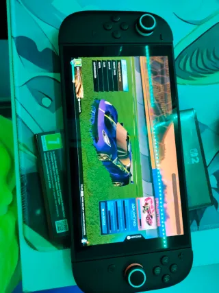 Nintendo Switch 2 con Pokémon leyendas Z y mandos