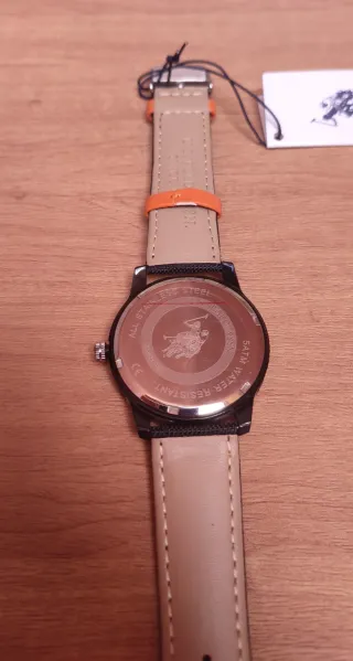Orologio U.S. Polo Assn. Nero Arancione