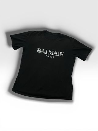 Camiseta Balmain Paris Negra