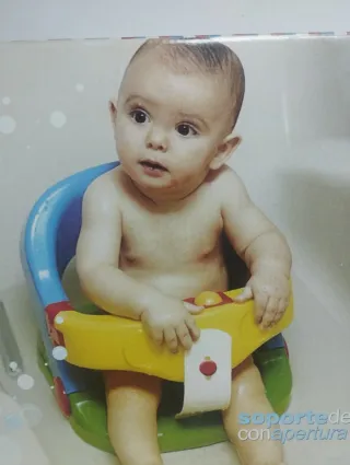 Soporte de baño bebé SARO apertura frontal