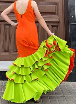 Traje de Flamenca Talla 38 esta nuevo