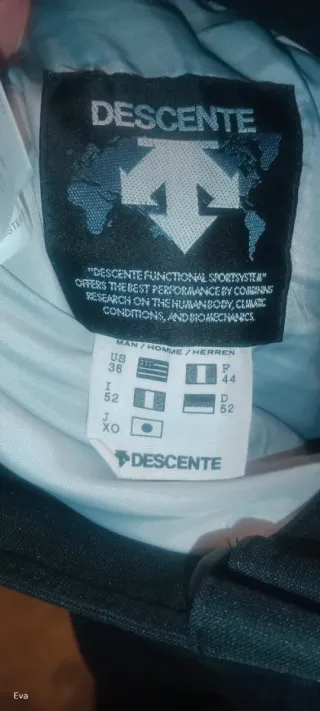 Pantalón de esquí Descente negro