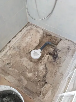 Cambio de plato de ducha