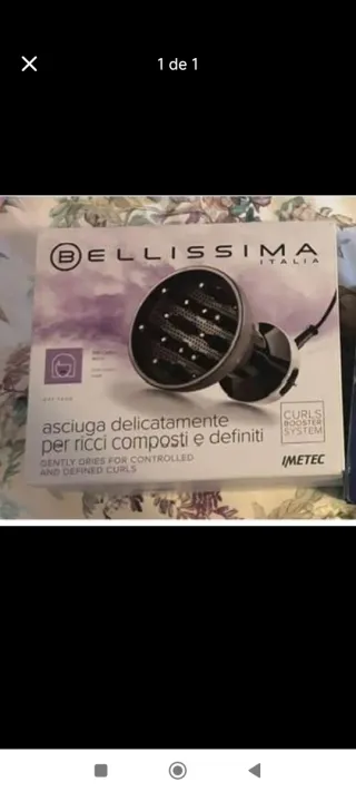 Secador Bellissima para rizos