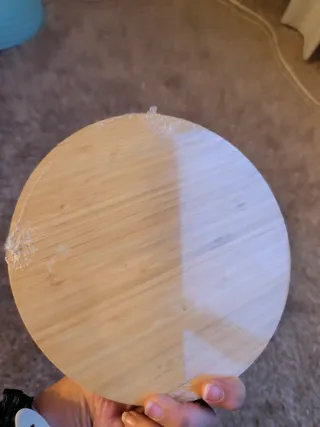 Tabla de bambú para quesos con cuchillo