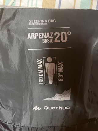 Saco de dormir Quechua Arpenaz 20°