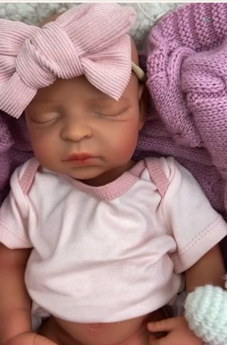 Bebé Reborn Silicona 43cm Boca Abierta