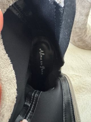 Botines grises con tacón joya