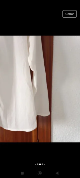 Blusa semitransparente