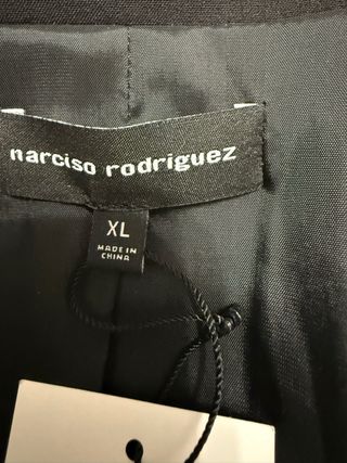 Chaqueta Narciso Rodriguez Negra Talla M