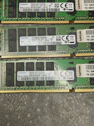 10x 32GB PC4-2400T DDR4 Memória RAM Samsung