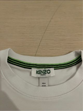 Jersey Kenzo Blanco Logo Tigre