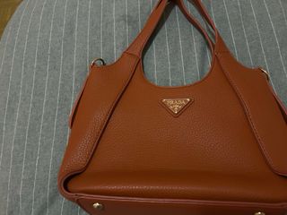 Bolso mujer marrón y dorado