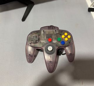 Mando Nintendo 64 Morado Transparente