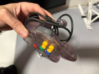 Mando Nintendo 64 Morado Transparente