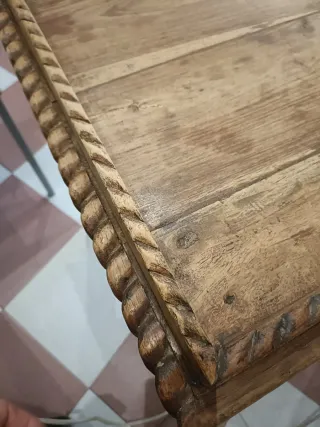 Mesa rústica madera entrada/cocina