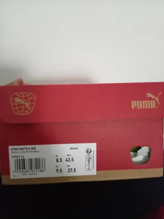 Botas de fútbol PUMA amarillas