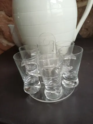 Juego 6 Vasos de chupito cristal