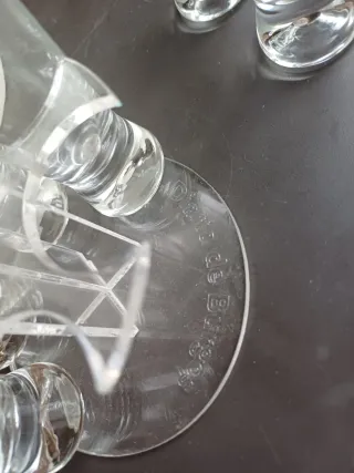 Juego 6 Vasos de chupito cristal