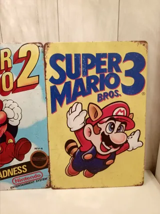 Carteles de Super Mario Bros. Nintendo