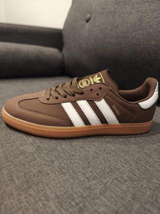 Adidas Samba Marrón y Blanco