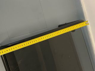 Mesa auxiliar de aluminio y cristal - SIN ENVÍO