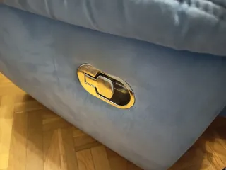 2 Poltrone ergonomiche blu