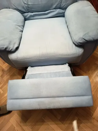 2 Poltrone ergonomiche blu