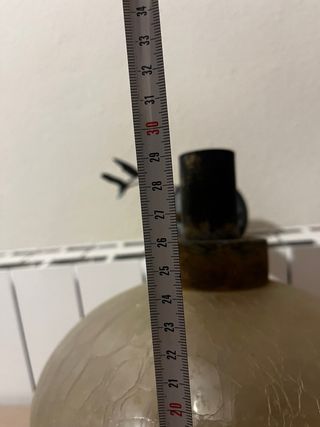 8 Aplique pared exterior metal cristal farol