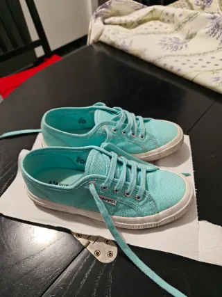 Superga Scarpe Donna Tg 37 Azzurro