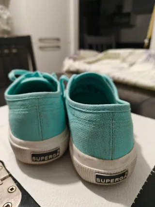 Superga Scarpe Donna Tg 37 Azzurro