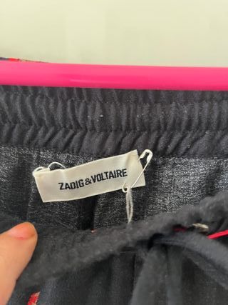 Pantalones Zadig & Voltaire negros con guitarras