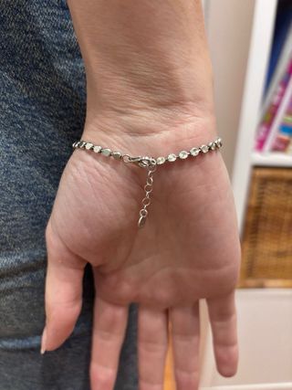 Pulsera de plata con circonitas