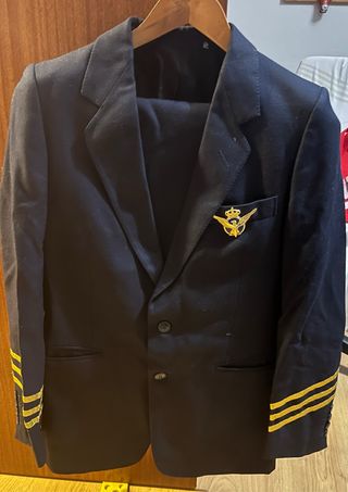 Traje hombre disfraz Piloto Avion