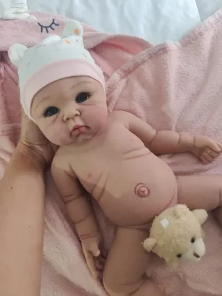 Bebé Reborn Silicona 48cm