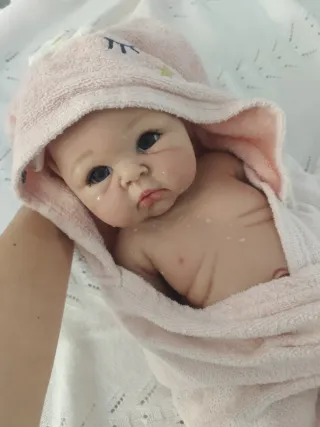 Bebé Reborn Silicona 48cm
