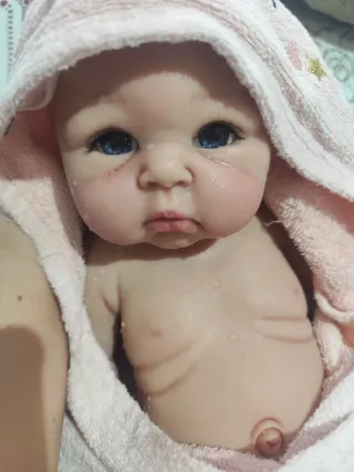 Bebé Reborn Silicona 48cm