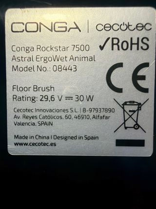 Cepillo Conga Rockstar 7500