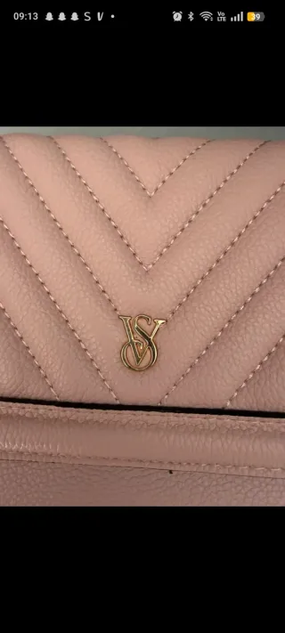 Portafoglio donna rosa e oro