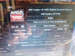 PORTATIL HP CPU AMD A6 QUADCORE-DISC 500GB-RAM 4GB