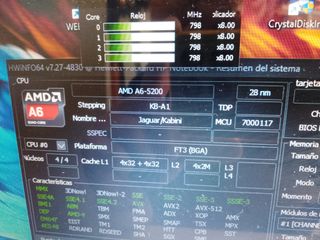 PORTATIL HP CPU AMD A6 QUADCORE-DISC 500GB-RAM 4GB