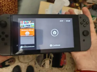 Nintendo Switch Gris/Negro y lote complementos