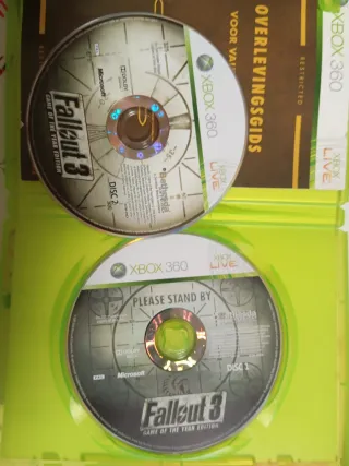 Fallout 3 GOTY Xbox 360 – 2 discos – PAL ESP