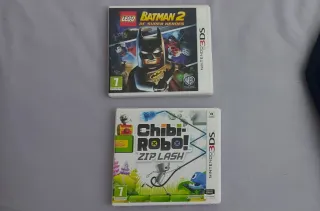 CAJAS Nintendo 3DS: Lego Batman 2 y Chibi-Robo