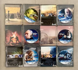 Star Wars 6 Steelbooks Blu-ray (Episodios I-VI)
